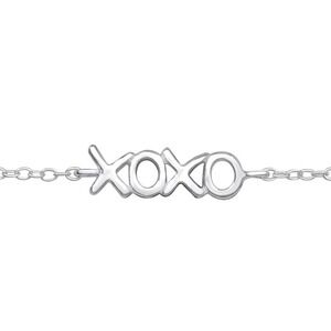 Sterling Silver XOXO Bracelet